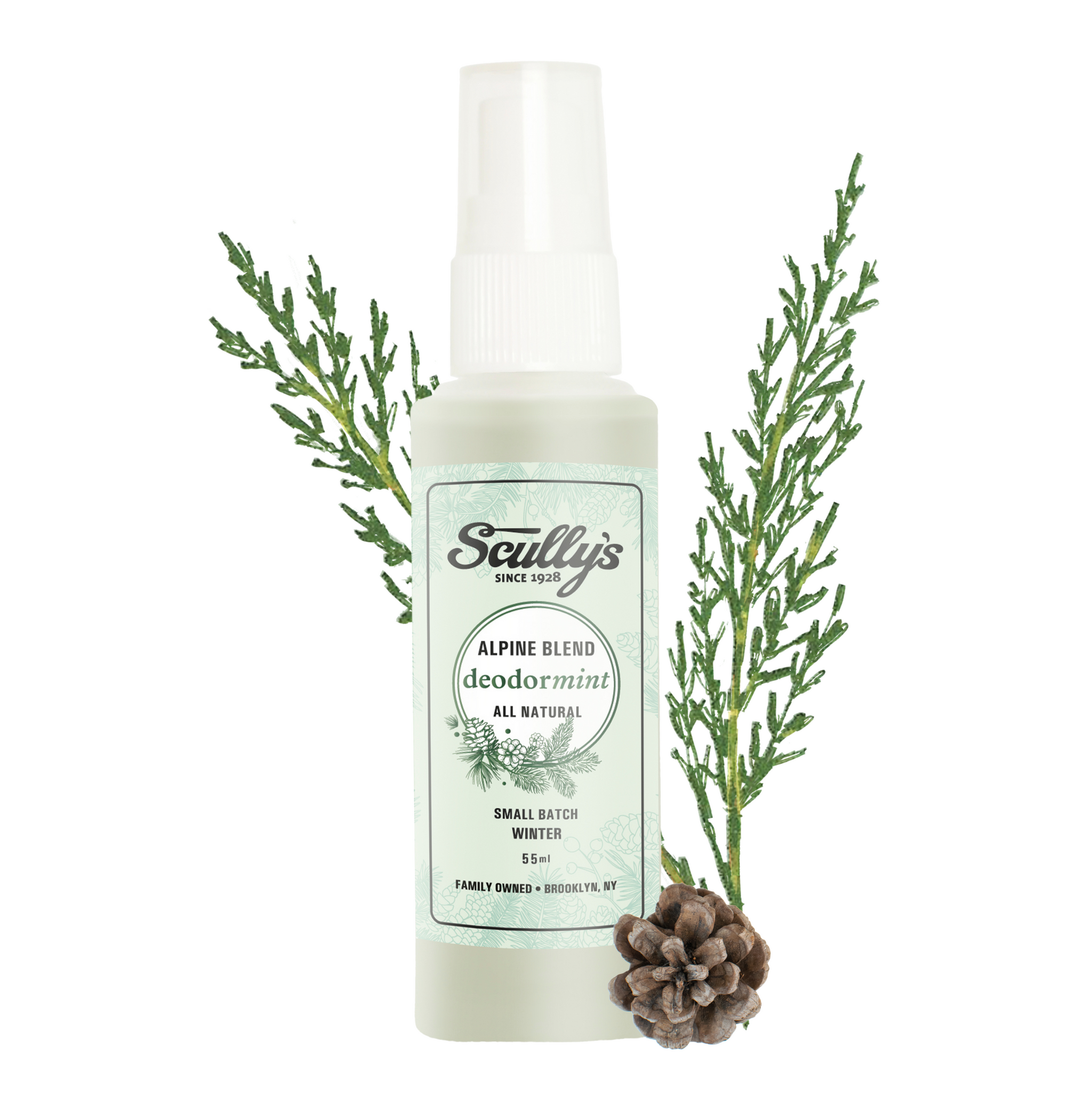 Scully's Alpine Blend Deodormint Spritz (2oz)