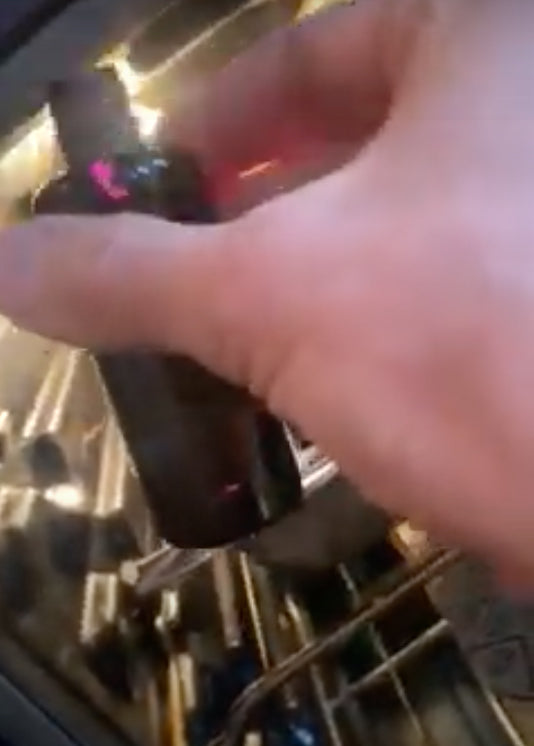 Black Glass Bottles & Our Kitchen